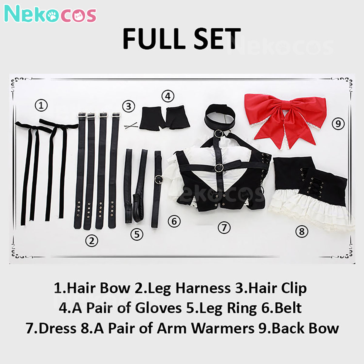 【Nekocos】Game Azur Lane Cosplay Marie Rose Cosplay Costume | Custom-Tailor