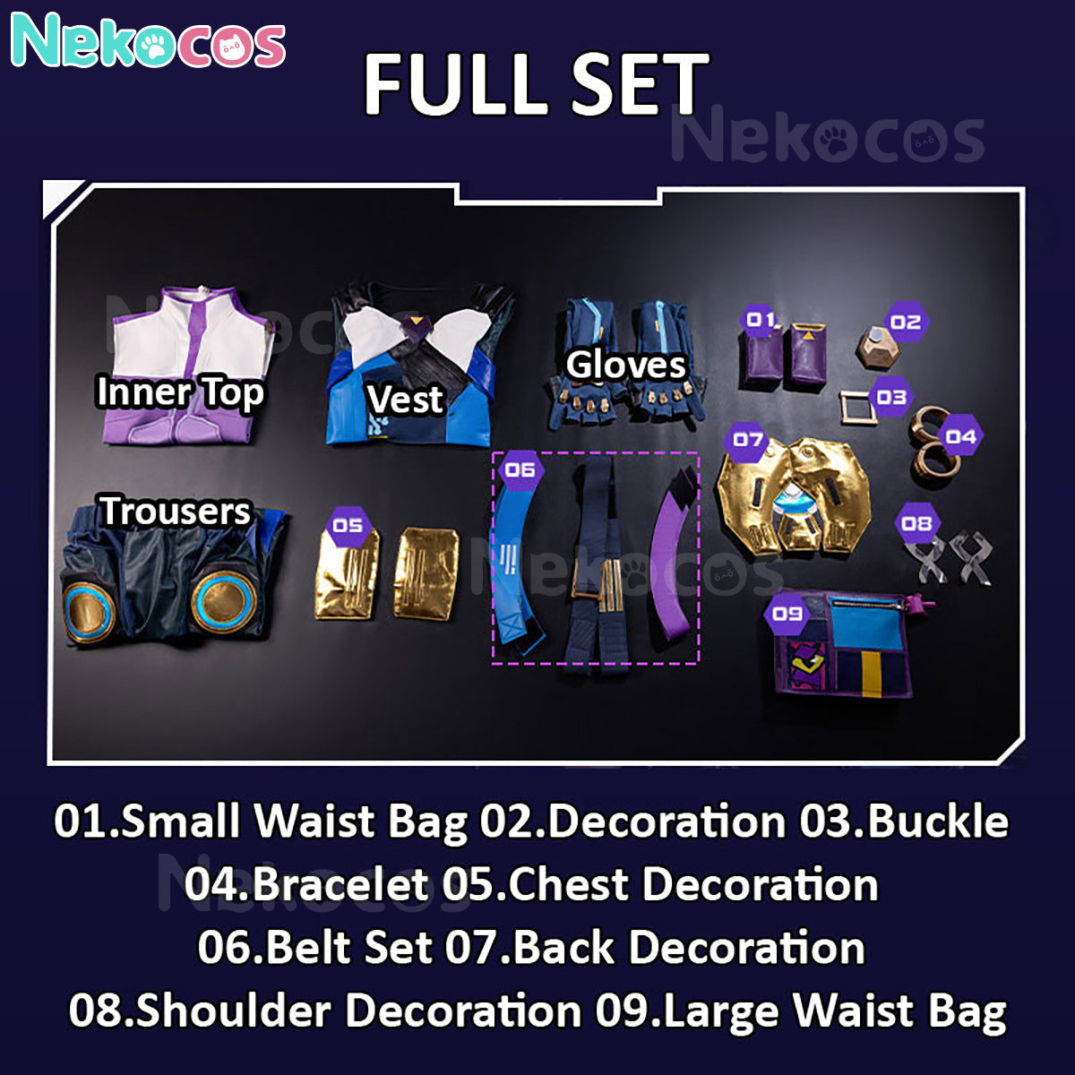 【Nekocos】Game Valorant Cosplay Neon Tala Nicole Dimaapi Valdez Cosplay Costume | In Stock