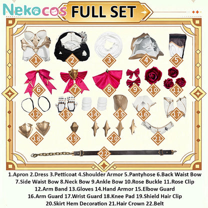 Genshin Impact Noelle Cosplay Costume - Premium Custom EditionCostume,Game,Genshin Impact