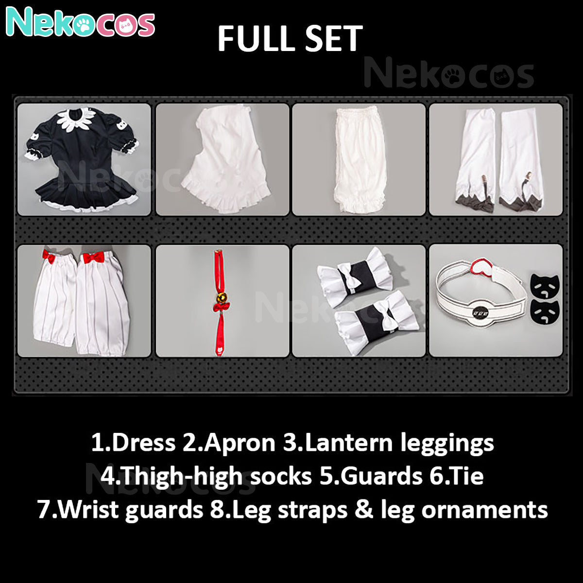 【Nekocos】Game Zenless Zone Zero Cosplay Sunna Afternoon Tea Break Cosplay Costume | In Stock