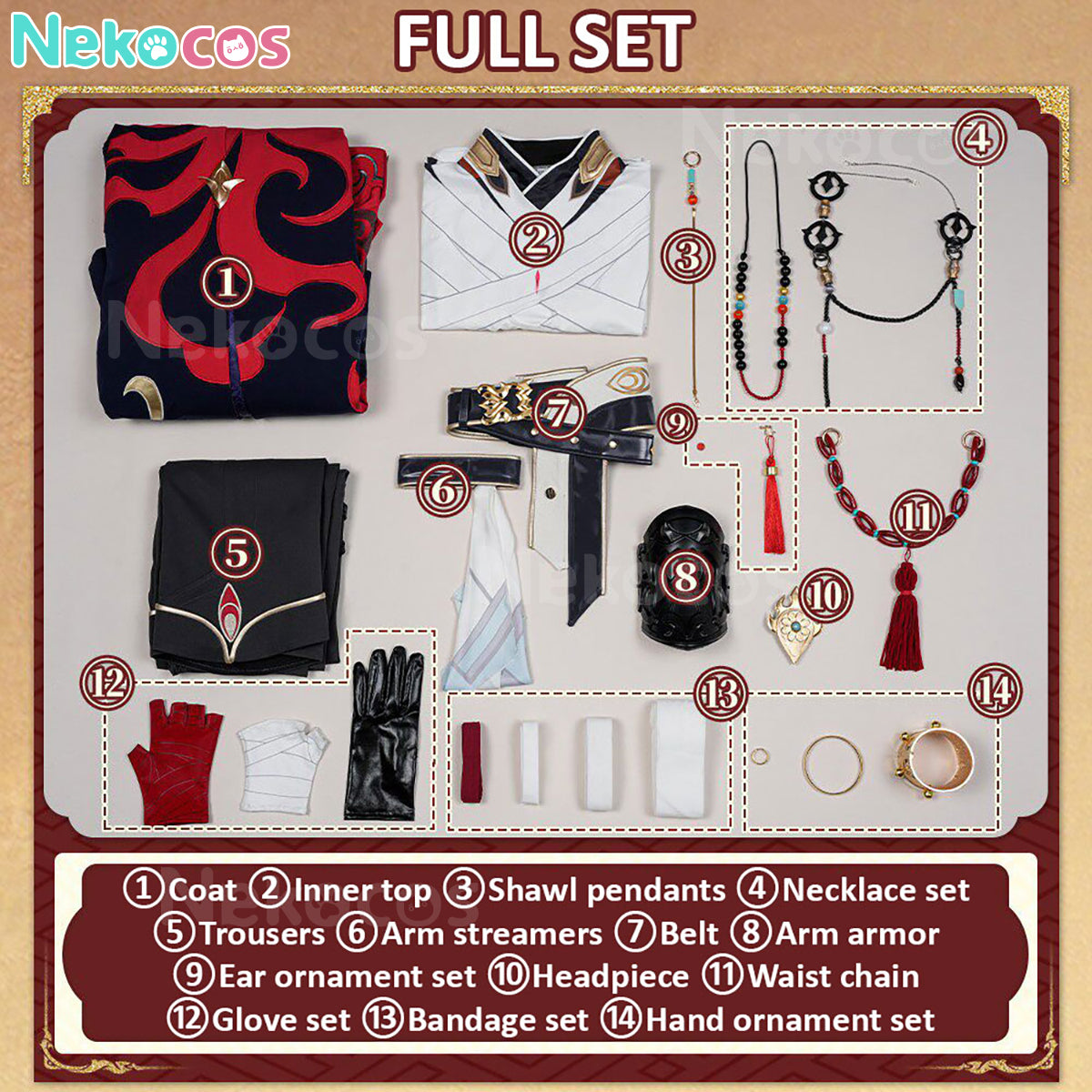 【Nekocos】Game Honkai: Star Rail Cosplay Mortenax Blade Cosplay Costume | Custom-Tailor