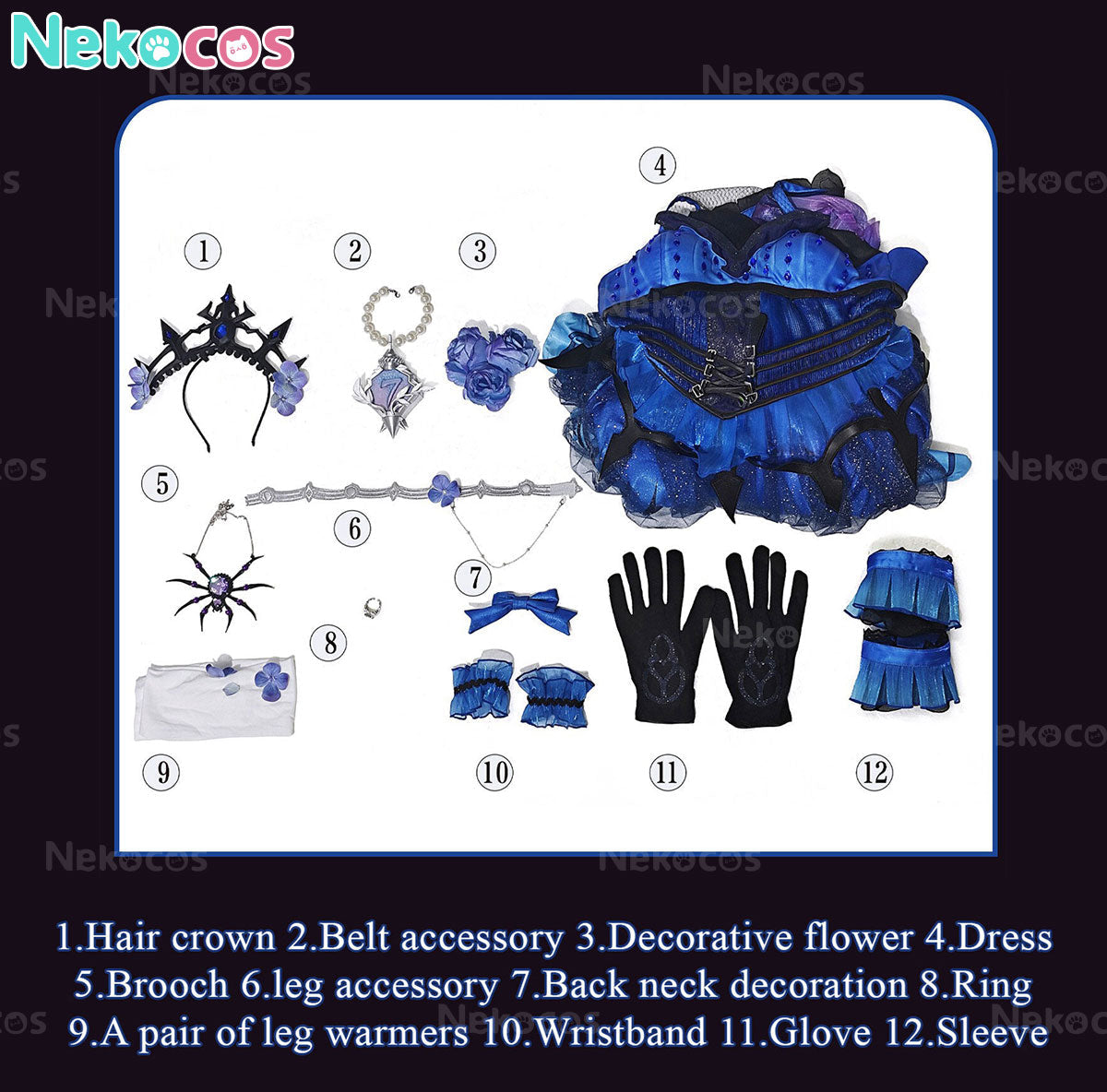 【Nekocos】Game Identity V Cosplay Dreambearer of the Sacred Slumber Cosplay Costume | Custom-Tailor