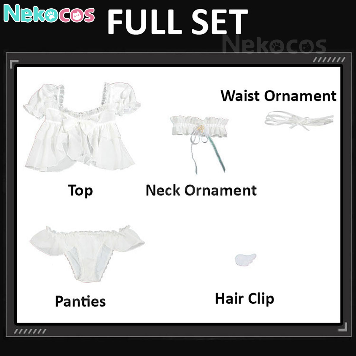 【Nekocos】Game Cosplay Dorothy Swimsuit Cosplay Costume | In Stock