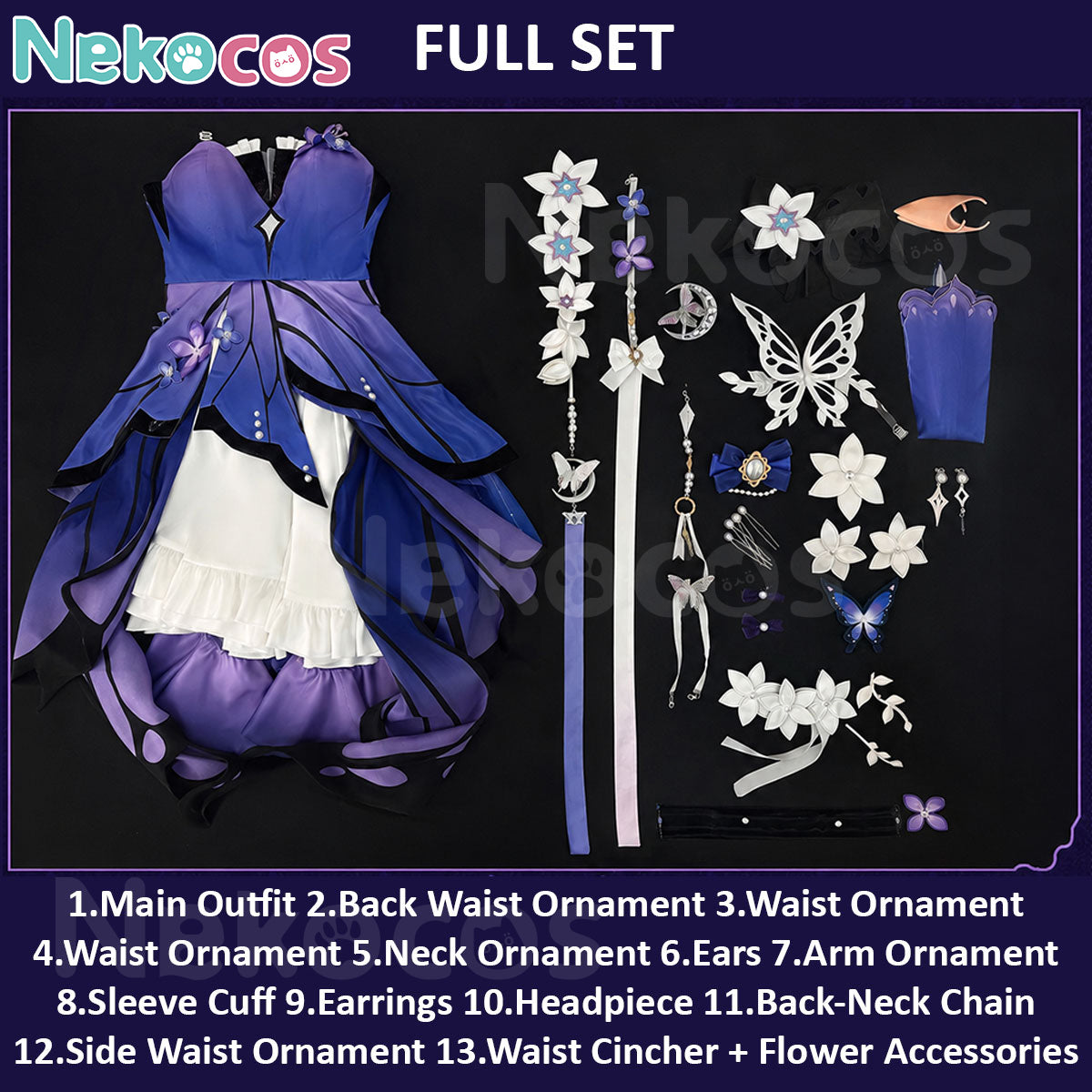 Honkai Star Rail Castorice Cosplay Costume | In StockCostume,Game,Honkai: Star Rail