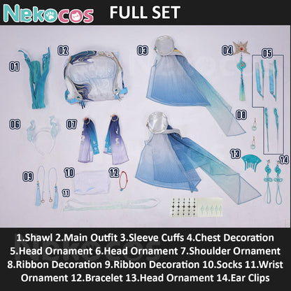Qingxiao Cosplay Costume - Custom-Tailored ExcellenceCostume,Game,Wuthering Waves