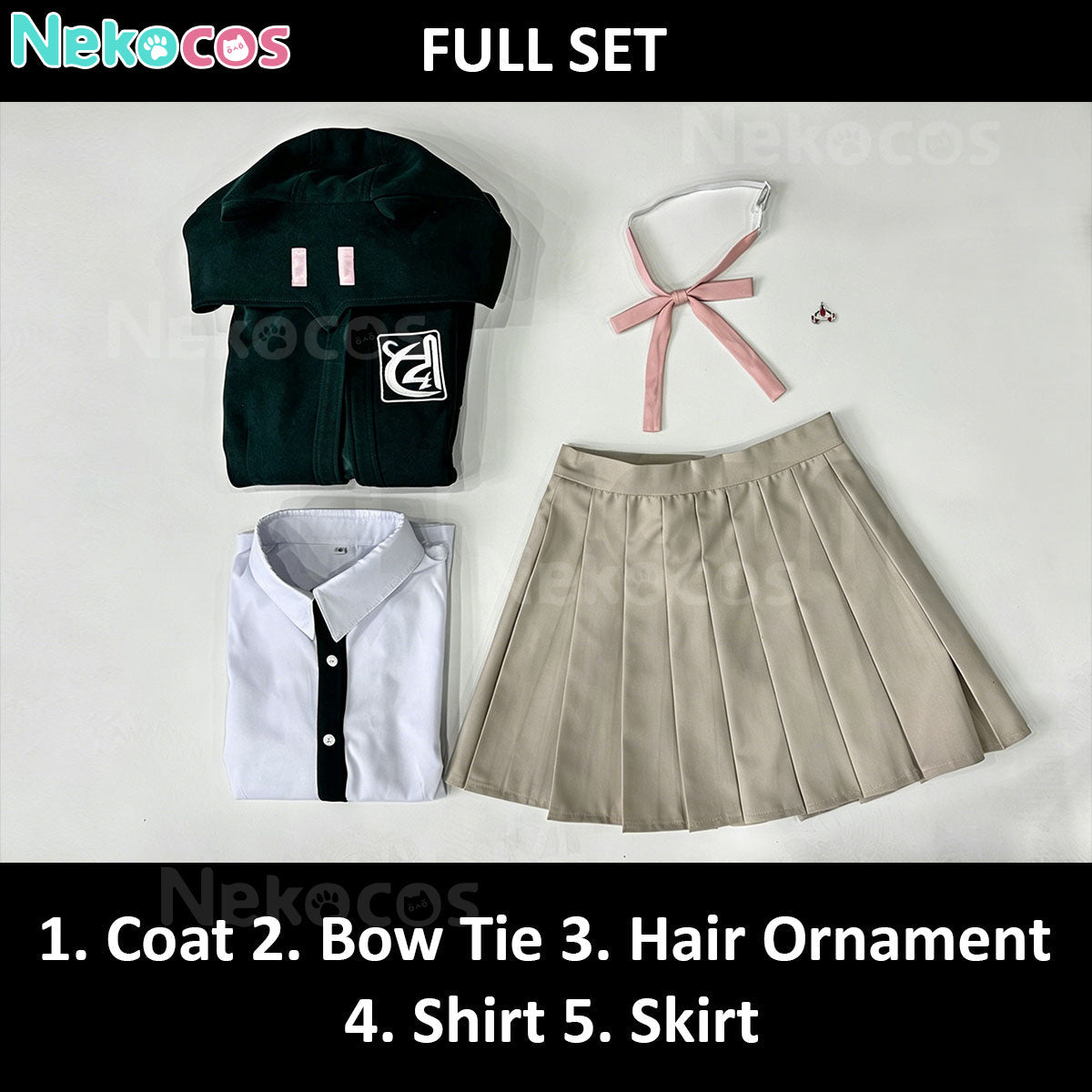 【Nekocos】Game Cosplay Nanami Chiaki Cosplay Costume | In Stock