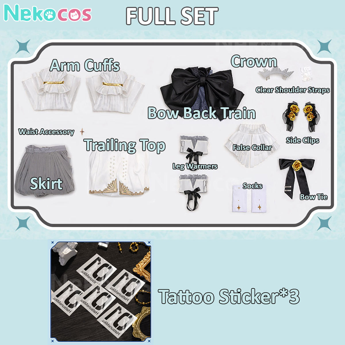 【Nekocos】Hatsune Miku Symphony: 10th Anniversary Ver Cosplay Virtual Cosplay Costumes | Custom-Tailor