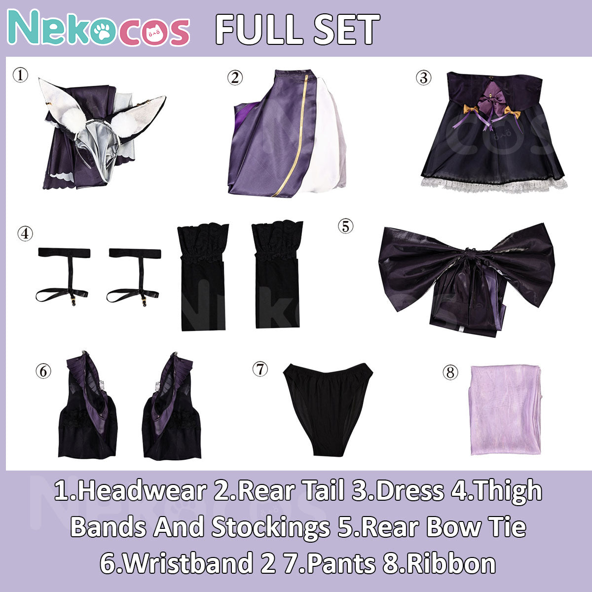 Azur Lane Musashi Cosplay Costume - Purest Wisteria StyleAzur Lane,Costume,Game