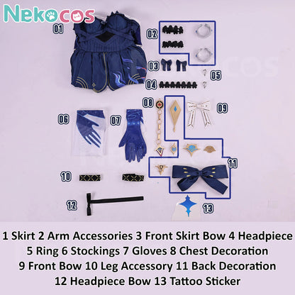 Denia Cosplay Costume Custom-Tailored | Wuthering WavesCostume,Game,Wuthering Waves