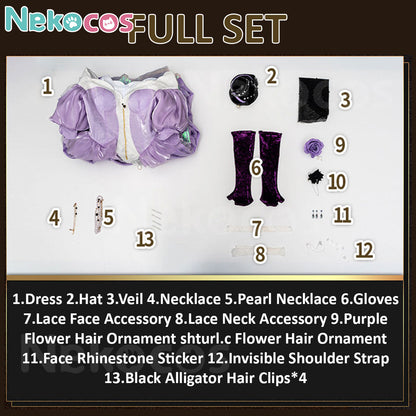 【Nekocos】Game Reverse:1999 Cosplay Isolde Preview Cosplay Costume Premium Edition | In Stock