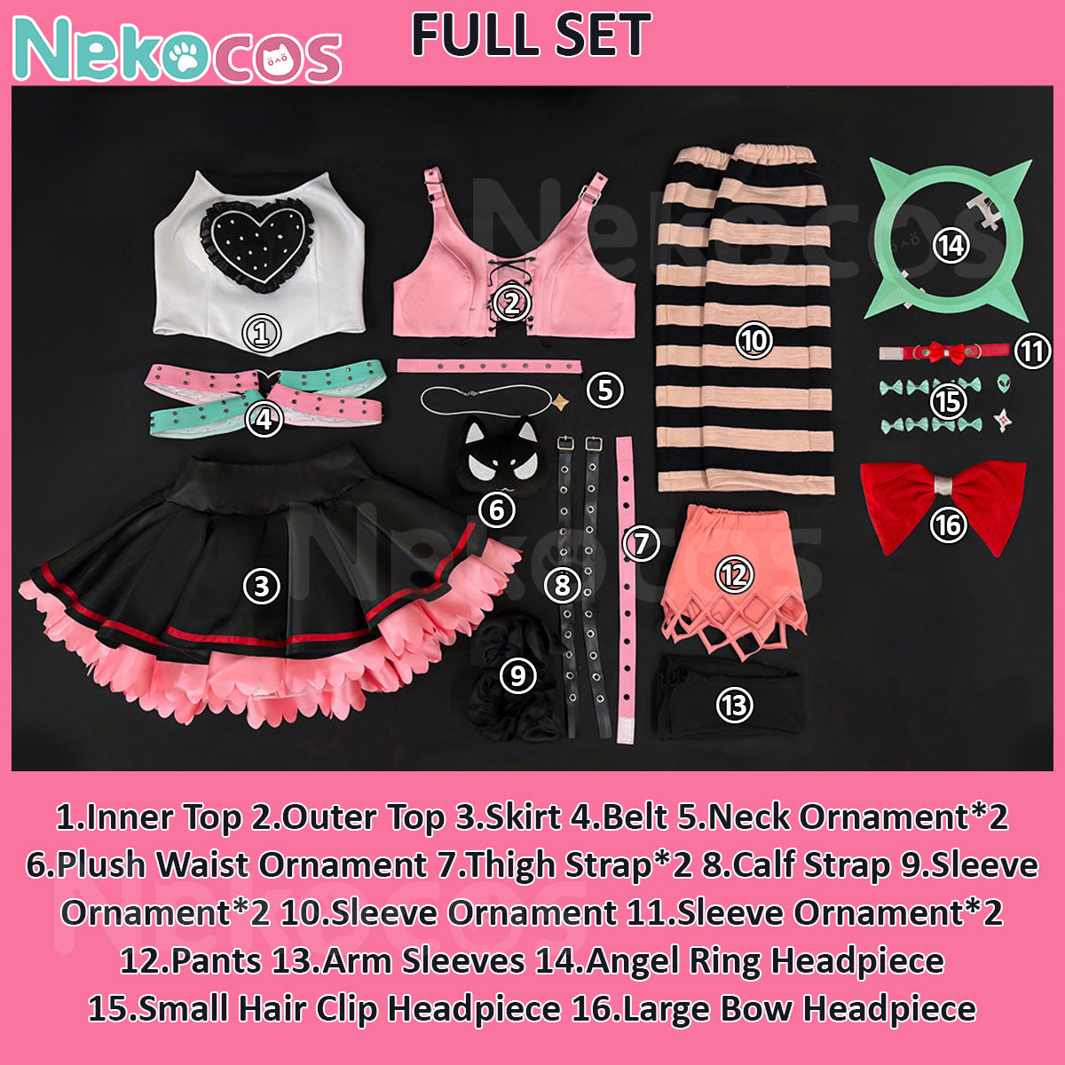 Nekocos Zone Zero Nangong Yu Cosplay Costume - In Stock NowCostume,Game,Zenless Zone Zero