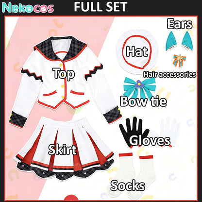 【Nekocos】Game Uma Musume Pretty Derby Cosplay Hokko Tarumae School Uniform Cosplay Costume | Custom-Tailor