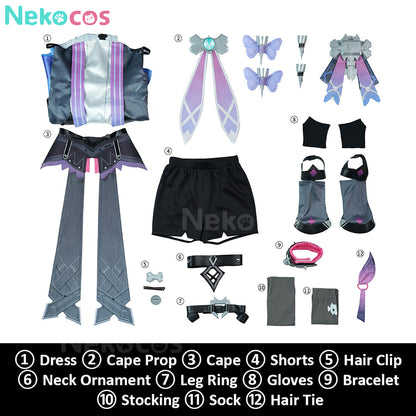 【Nekocos】Game Genshin Impact Cosplay Prune Cosplay Costume Premium Edition | Custom-Tailor