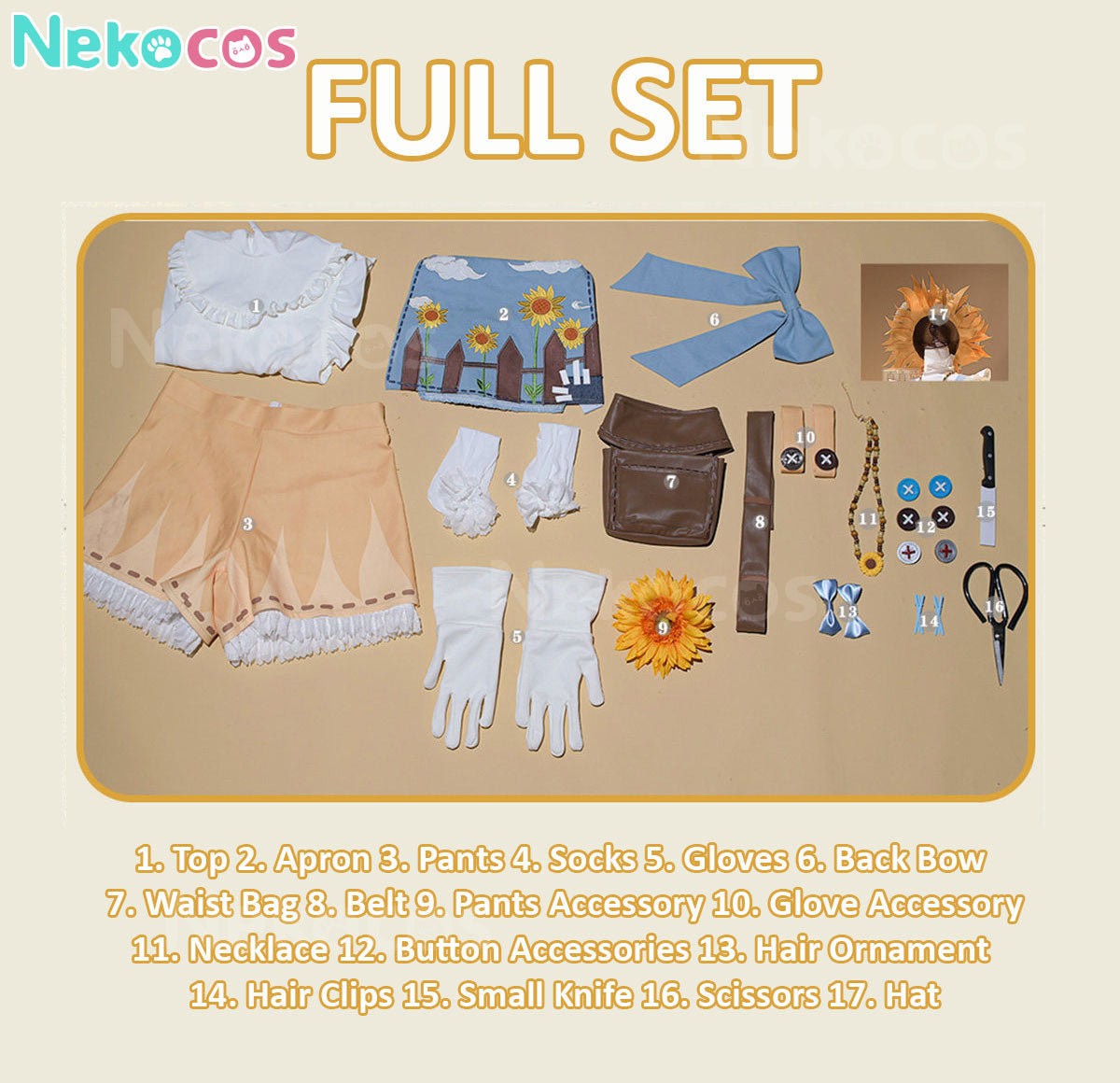 【Nekocos】Game Identity V Cosplay Gardener Whispering Flowers Cosplay Costume | In Stock