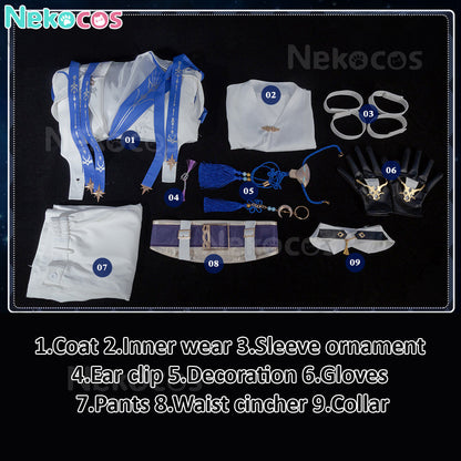 【Nekocos】Game Love and Deepspace Cosplay Xavier Lightseeker Cosplay Costume Premium Edition | In Stock
