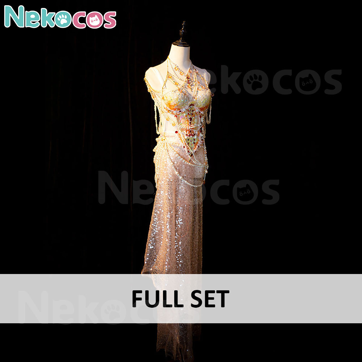Luxury Mermaid Cosplay Costume - Nekocos Red Koi DressCostume,Halloween Costume