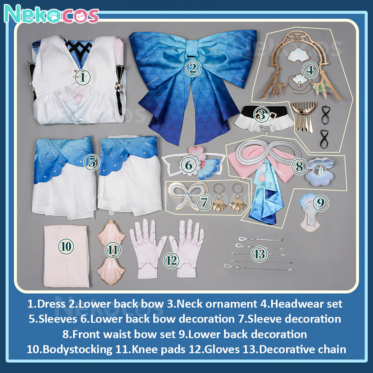 【Nekocos】Game Honkai: Star Rail Cosplay Pearl of Appraisal Cosplay Costume Premium Edition | In Stock