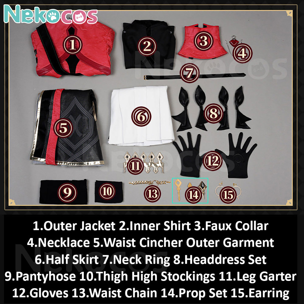Rin Tohsaka Honkai Star Rail Cosplay Costume - Premium EditionCostume,Game,Honkai: Star Rail