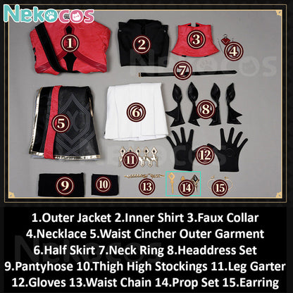 Rin Tohsaka Honkai Star Rail Cosplay Costume - Premium EditionCostume,Game,Honkai: Star Rail
