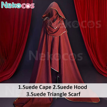 Halloween Knight Cloak Cosplay - Gold-Trimmed CloakCostume,Halloween Costume
