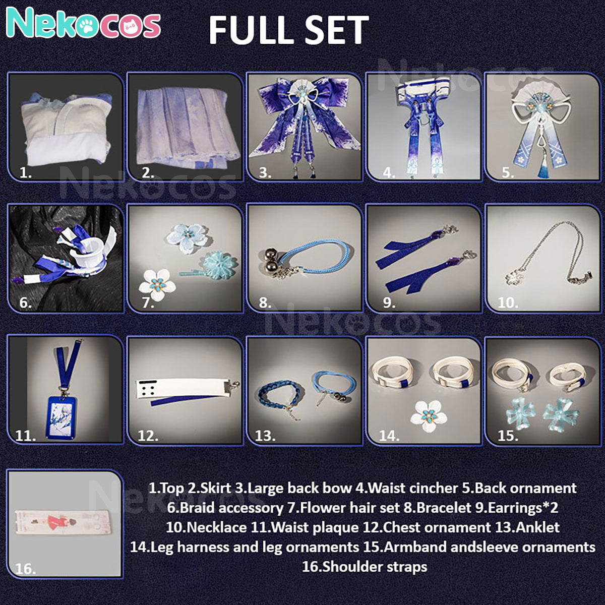 【Nekocos】Game Wuthering Waves Cosplay Hiyuki Foreclaimed Self Cosplay Costume | Custom-Tailor