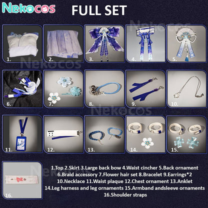 【Nekocos】Game Wuthering Waves Cosplay Hiyuki Foreclaimed Self Cosplay Costume | Custom-Tailor