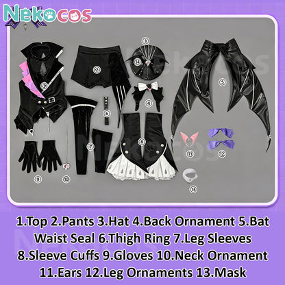Zenless Zone Zero Vivian Cosplay Costume | Custom-Tailored DesignCostume,Game,Zenless Zone Zero