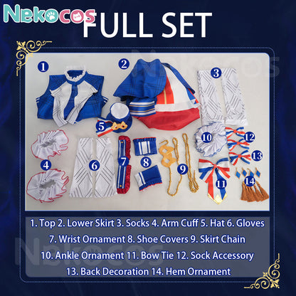 【Nekocos】Game Cosplay Falulu&Fuwari Midorikaze Cosplay Costume | In Stock