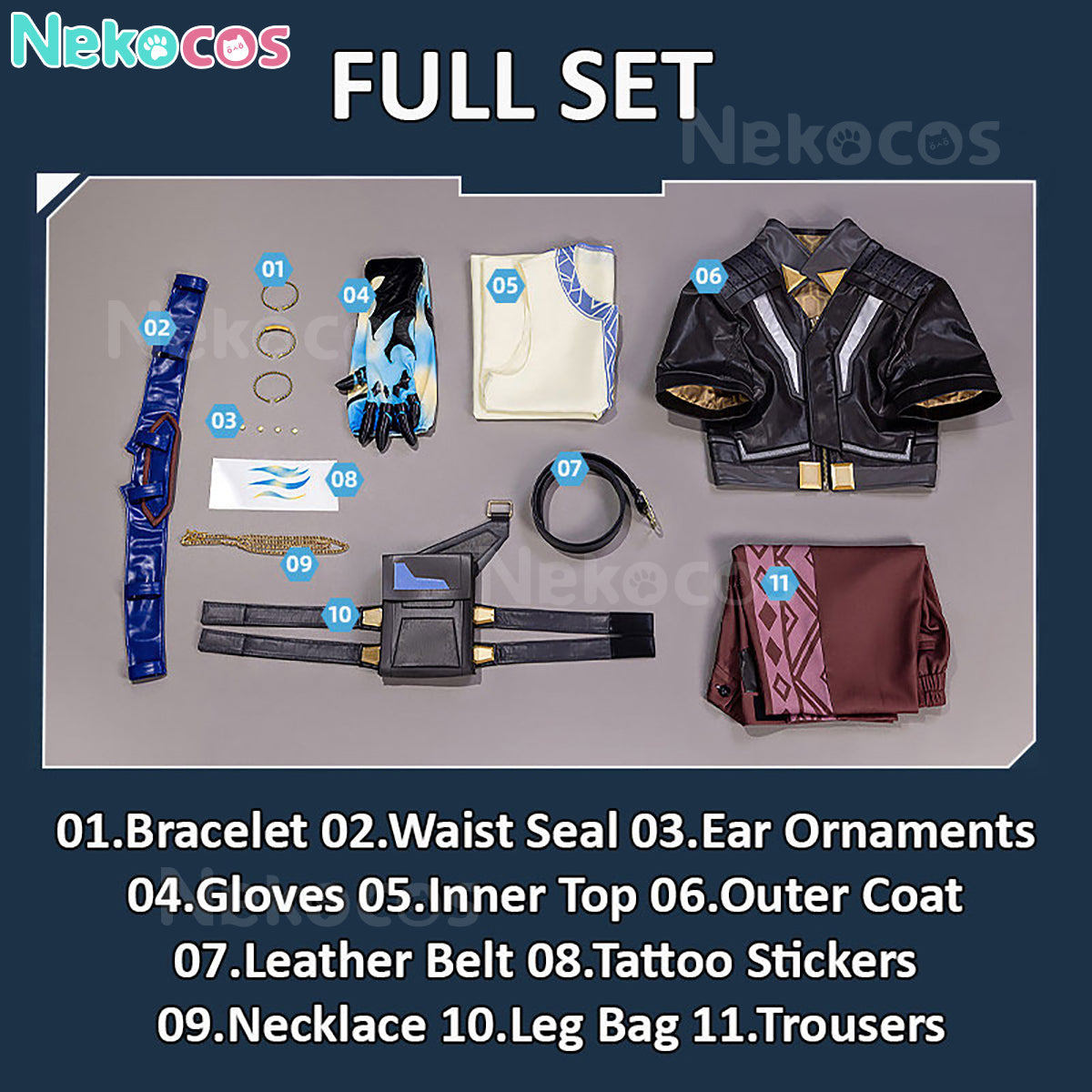【Nekocos】Game Valorant Cosplay Veto Cosplay Costume | In Stock