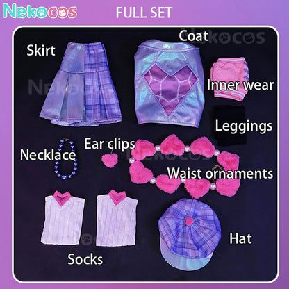 【Nekocos】Game League of Legends Cosplay Caitlyn Kiramman Heartthrob Caitlyn Cosplay Costume | In Stock