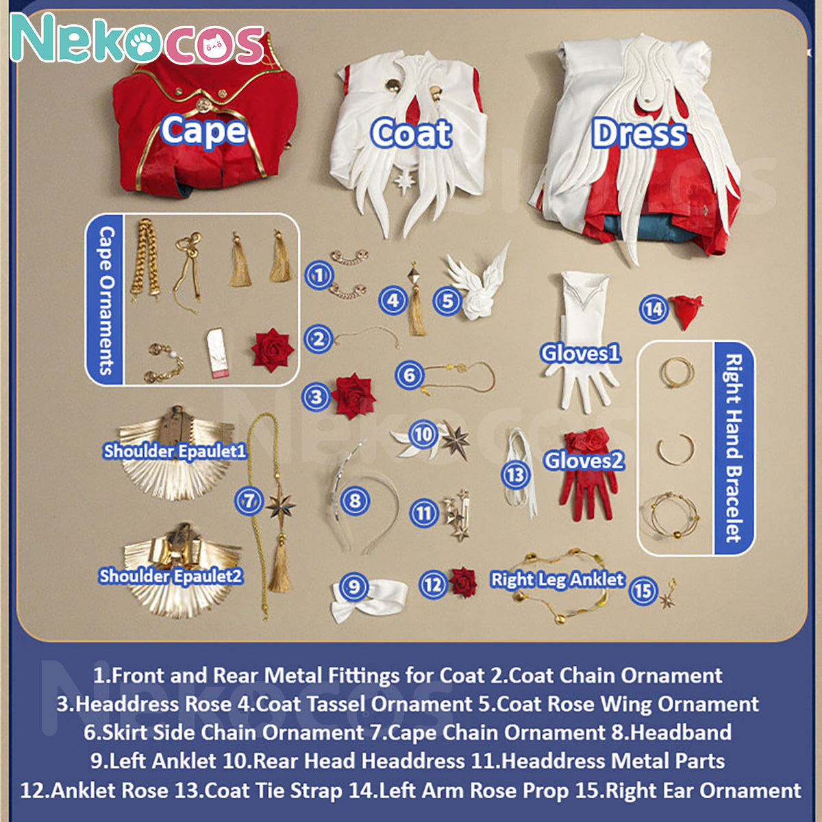 Honkai Star Rail Himeko Cosplay Costume - Premium Custom TailorCostume,Game,Honkai: Star Rail