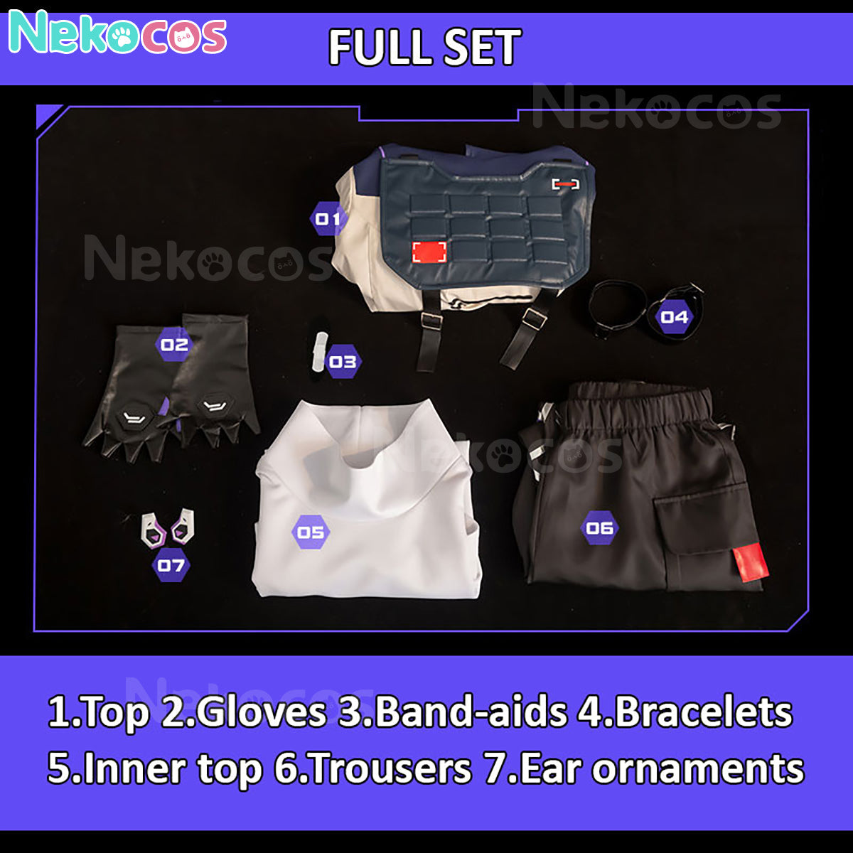 【Nekocos】Game Valorant Cosplay Iso Cosplay Costume | In Stock