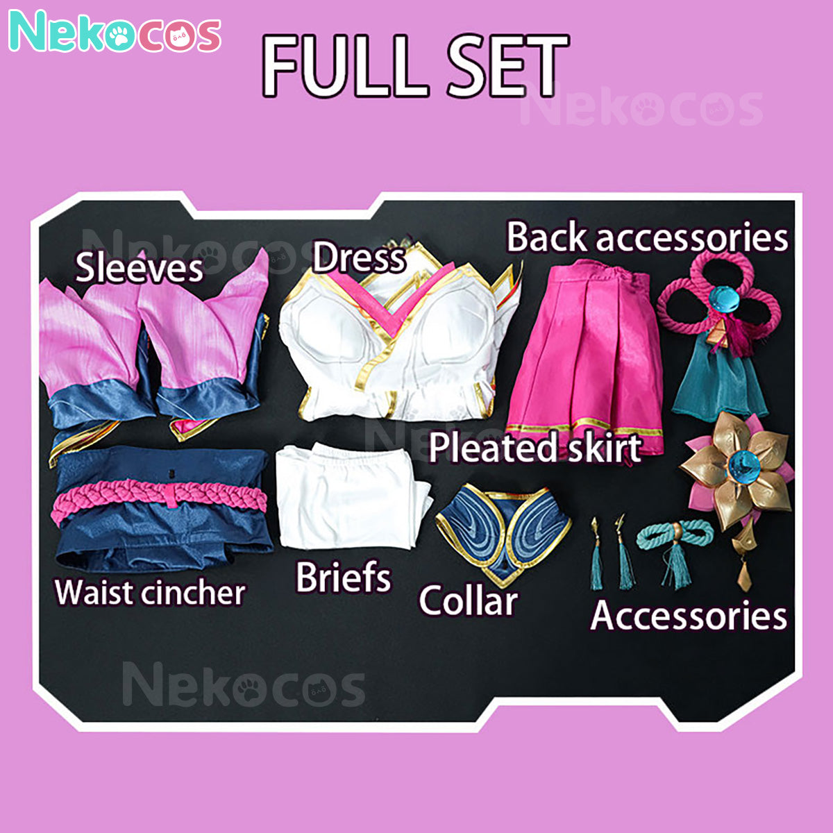 【Nekocos】Game League of Legends Cosplay Spirit Blossom Zyra Cosplay Costume | In Stock