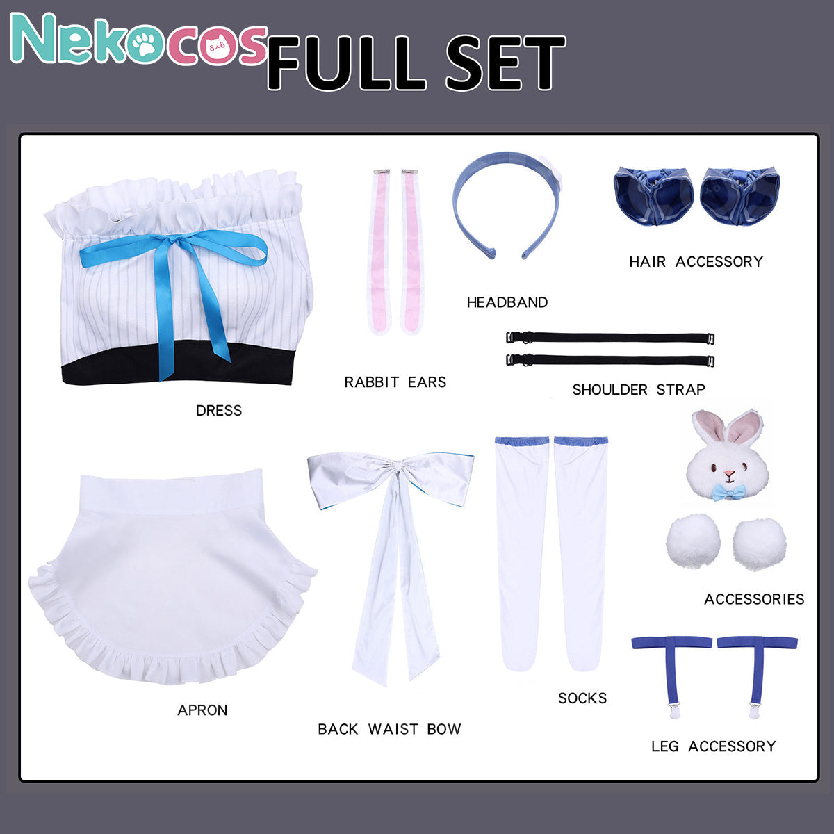 Azur Lane Laffey Maid Cosplay Costume - Quality & StyleAzur Lane,Costume,Game