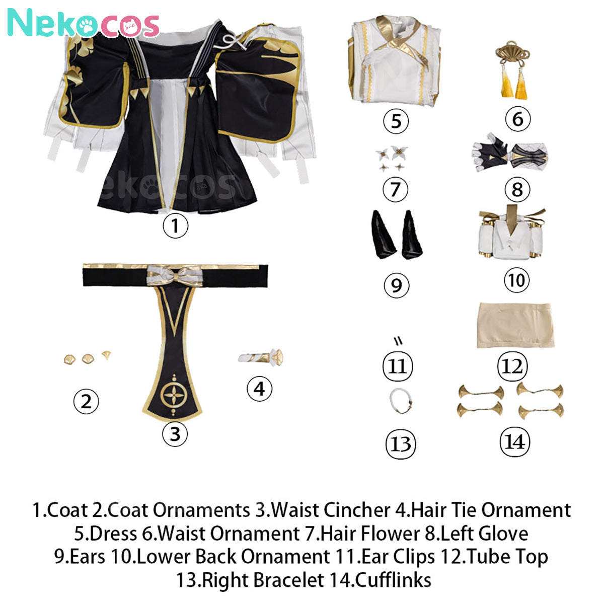 【Nekocos】Game Zenless Zone Zero Cosplay Dignified Blossom Cosplay Costume Premium Edition | Custom-Tailor