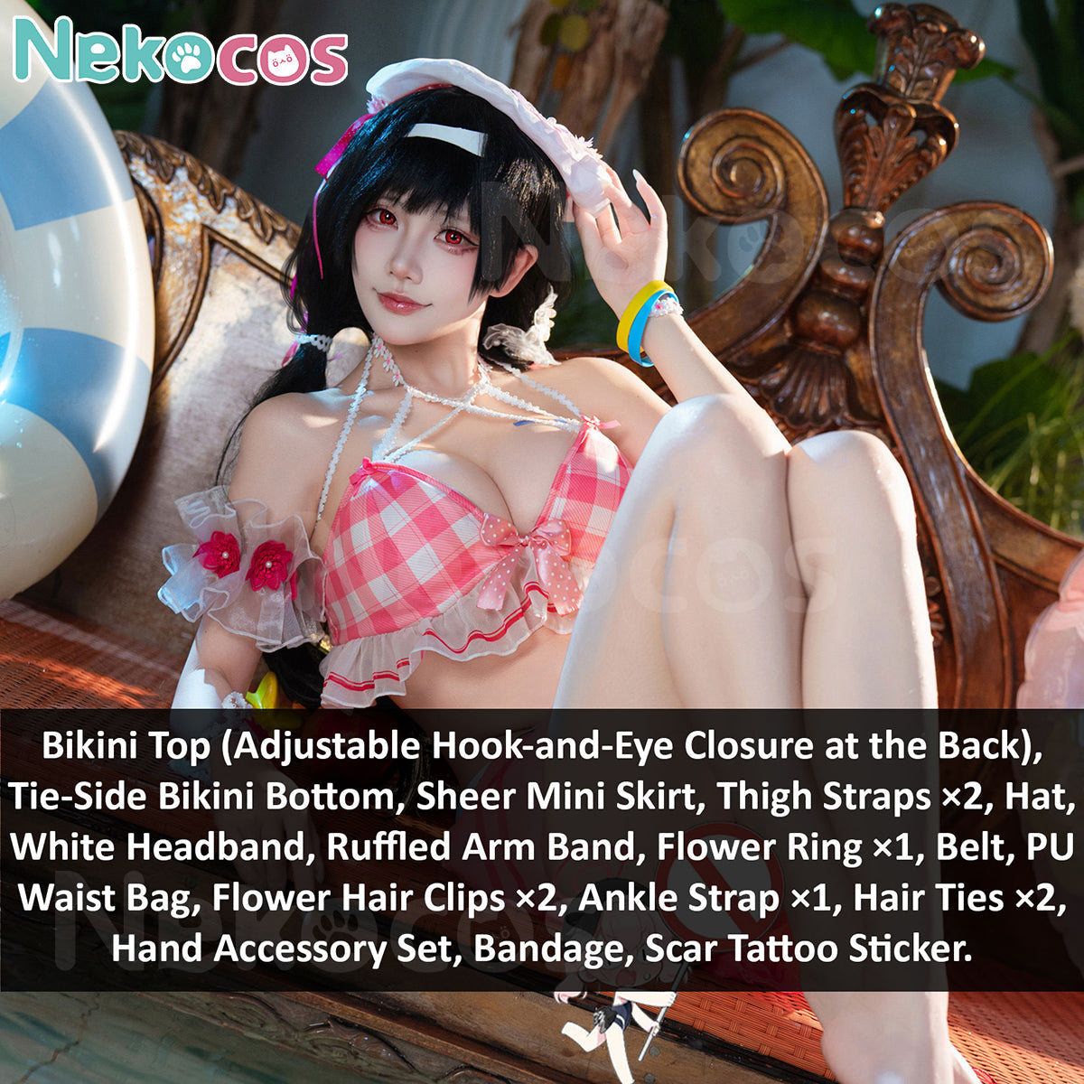 Chisa Peach Parfait Cosplay Costume | Custom-Tailored by NekocosCostume,Game,Wuthering Waves