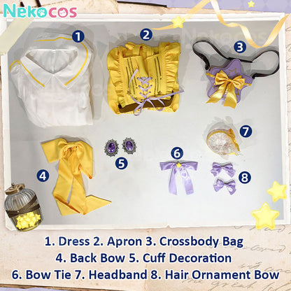 【Nekocos】Game Identity V Cosplay Toy Merchant Whispered Light Cosplay Costume | In Stock