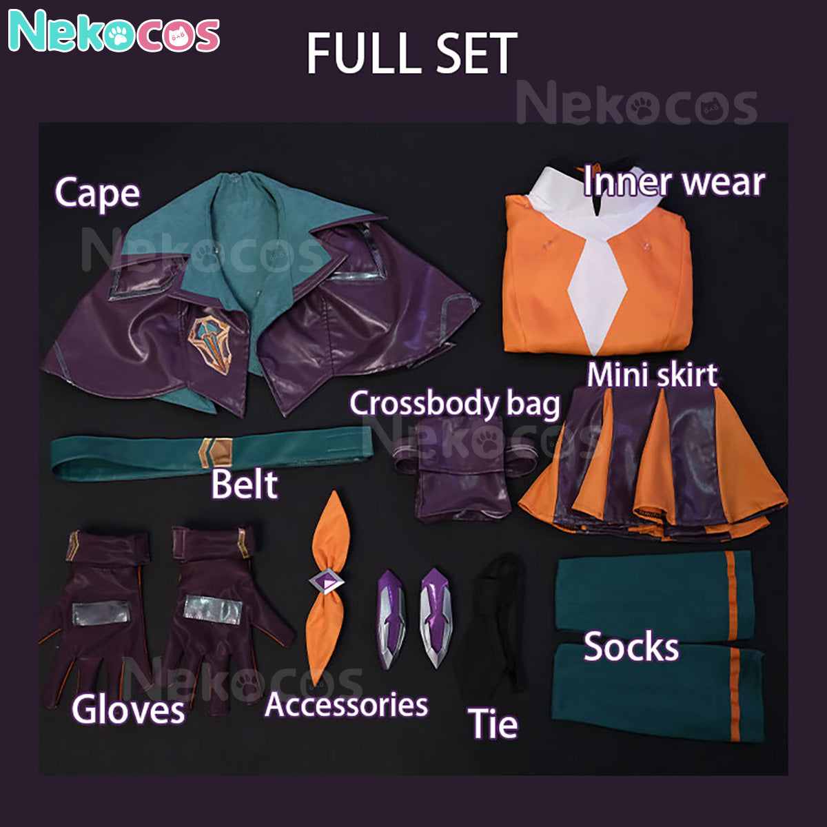 【Nekocos】Game League of Legends Cosplay Battle Academia Lux Cosplay Costume | In Stock