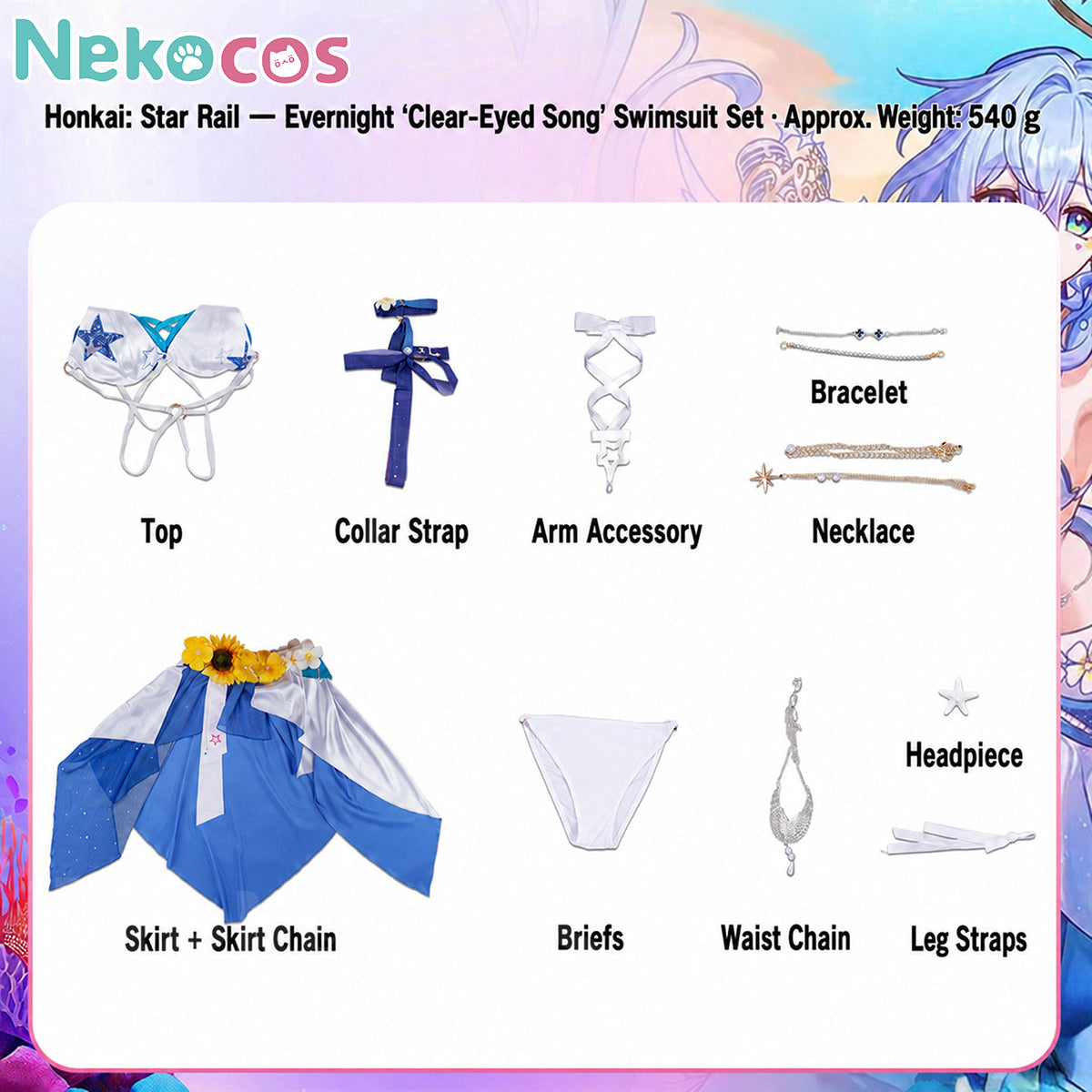 Custom-Tailored Honkai Star Rail Cosplay Costume - NekocosCostume,Game,Honkai: Star Rail