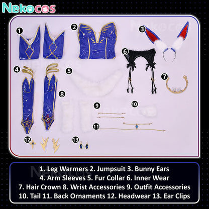 【Nekocos】Game Fate Grand Order Cosplay Artoria Pendragon (Lancer) Cosplay Costume | In Stock