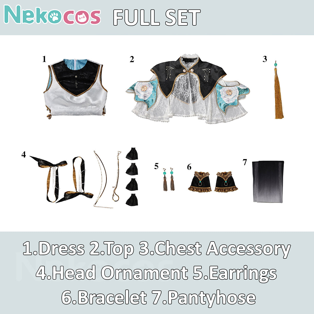 Wuthering Waves Jinhsi Cosplay Costume | Custom-Tailor by NekocosCostume,Game,Wuthering Waves