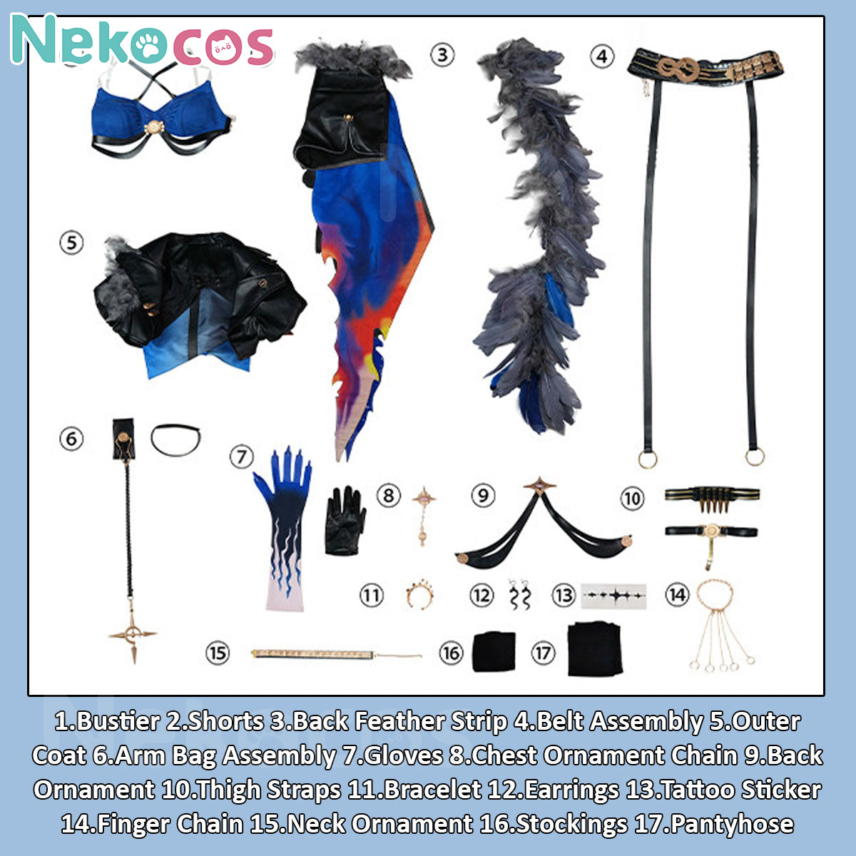 Wuthering Waves Galbrena Cosplay Costume - Premium EditionCostume,Game,Wuthering Waves