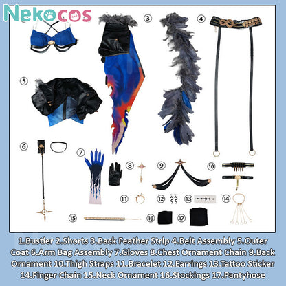 Wuthering Waves Galbrena Cosplay Costume - Premium EditionCostume,Game,Wuthering Waves