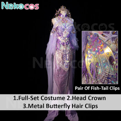 Mermaid Princess Cosplay Costume - Fantasy Ocean DressCostume,Halloween Costume