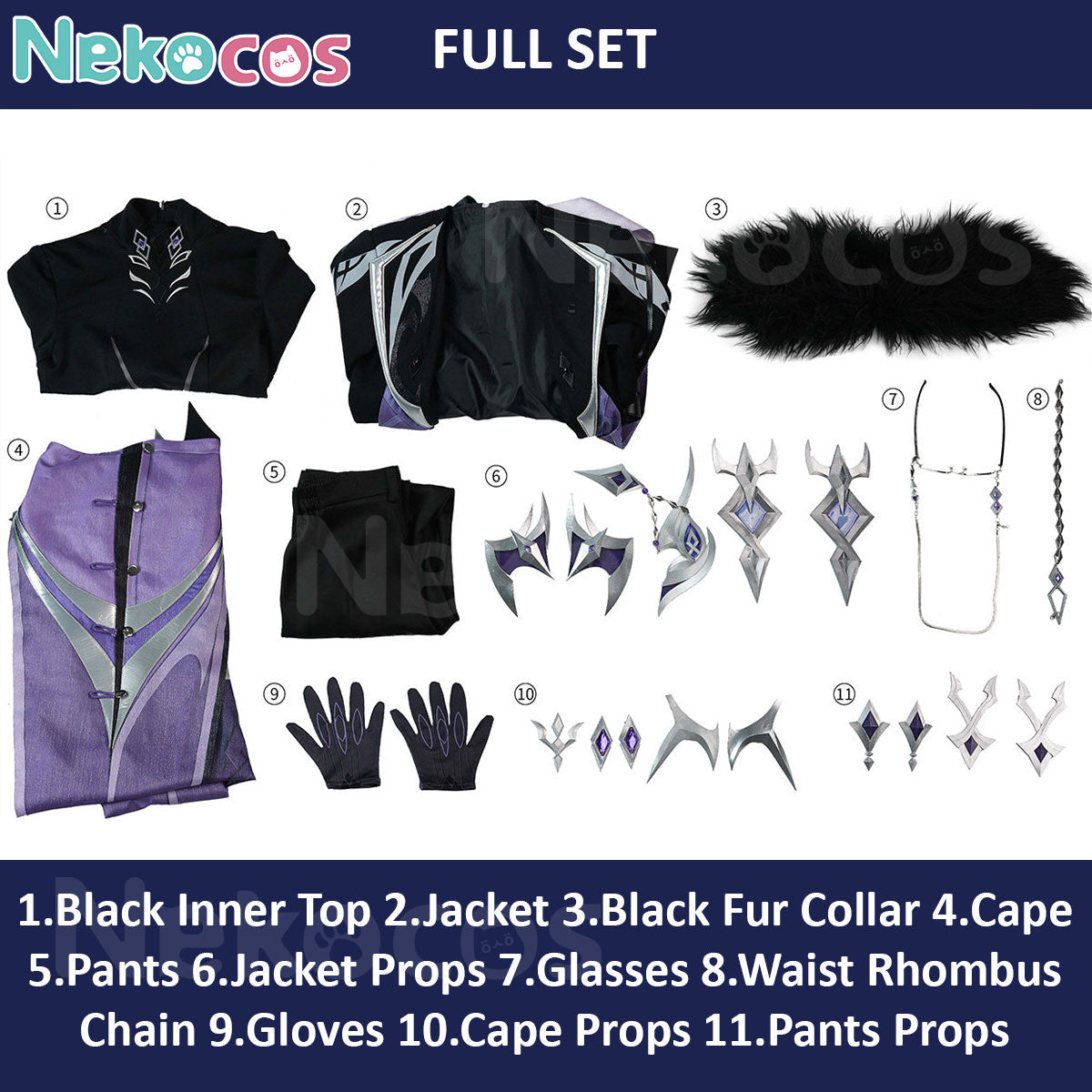 Genshin Impact Pantalone Cosplay Costume - Premium EditionCostume,Game,Genshin Impact