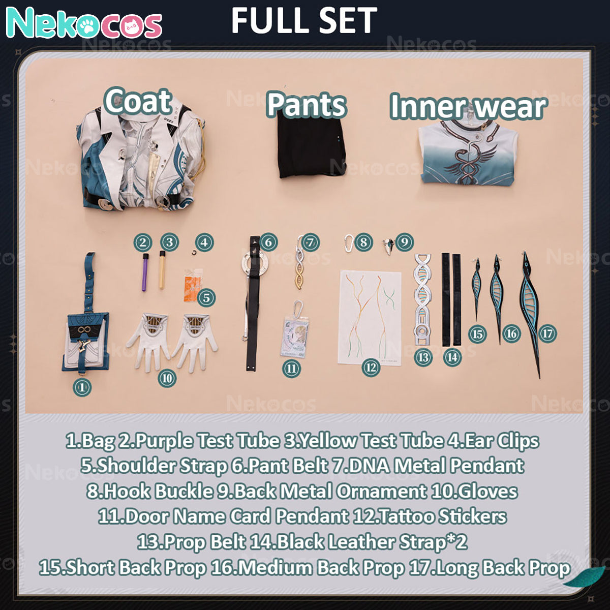 【Nekocos】Game Wuthering Waves Cosplay Luuk Herssen Cosplay Costume Premium Edition | Custom-Tailor