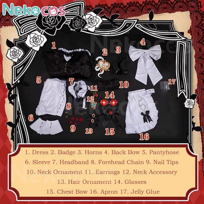 【Nekocos】Game Identity V Cosplay Crimson Priestess Cosplay Costume | In Stock