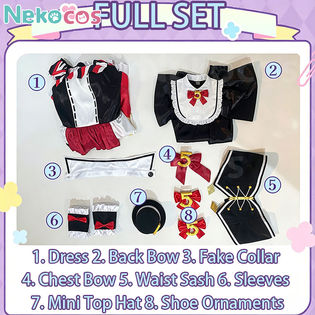 【Nekocos】Game Cosplay Sophy Hojo Cosplay Costume | In Stock