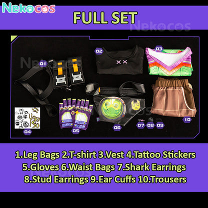 【Nekocos】Game Valorant Cosplay Gekko Cosplay Costume | In Stock