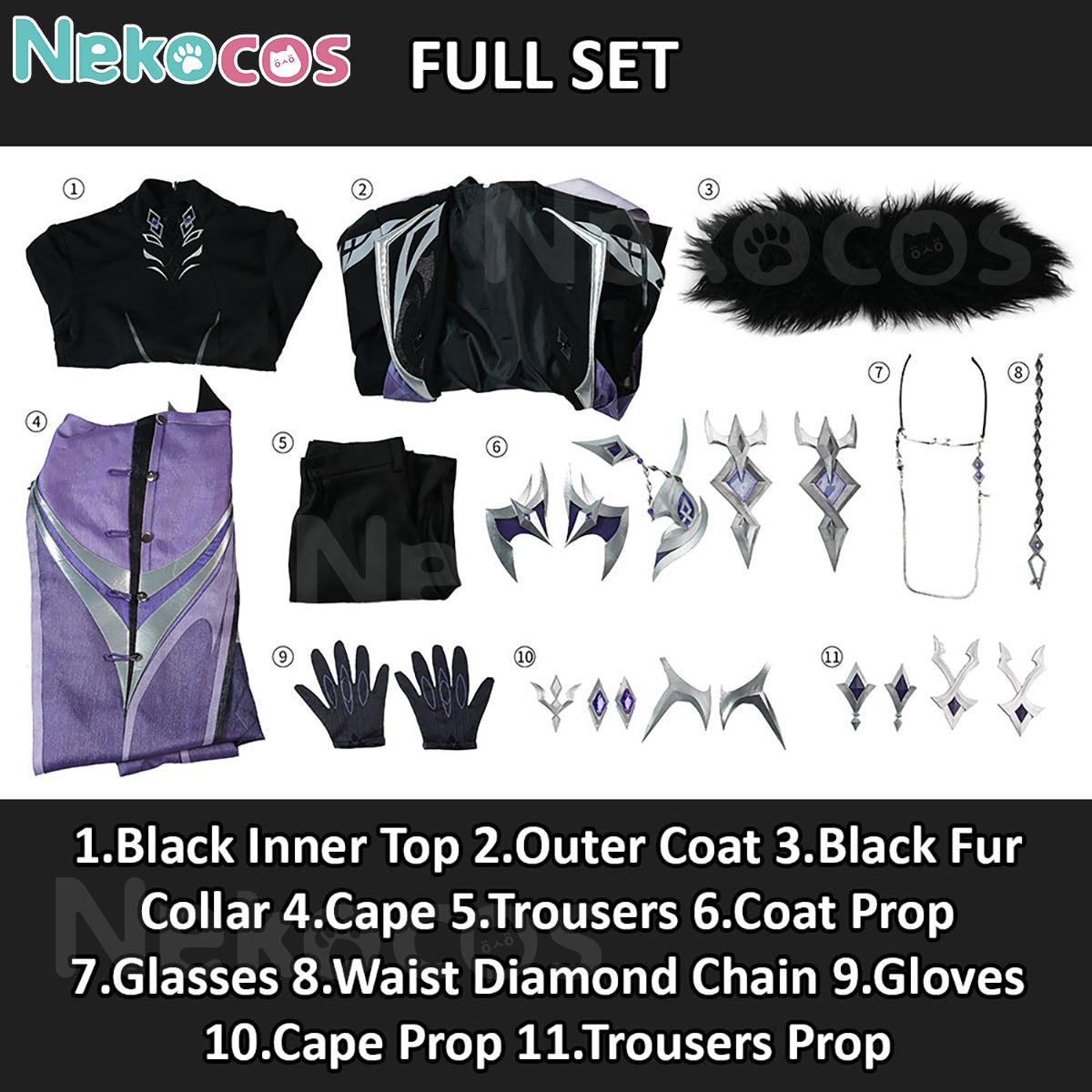 Genshin Impact Pantalone Cosplay Costume | Custom TailoredCostume,Game,Genshin Impact